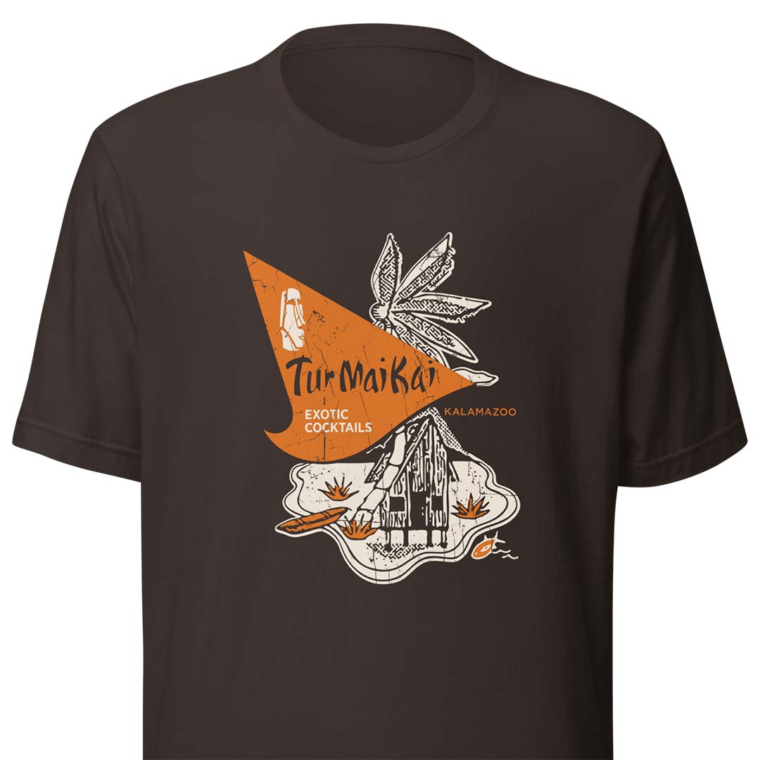 TurMaiKai Restaurant & Cocktails Kalamazoo Unisex Retro T-shirt