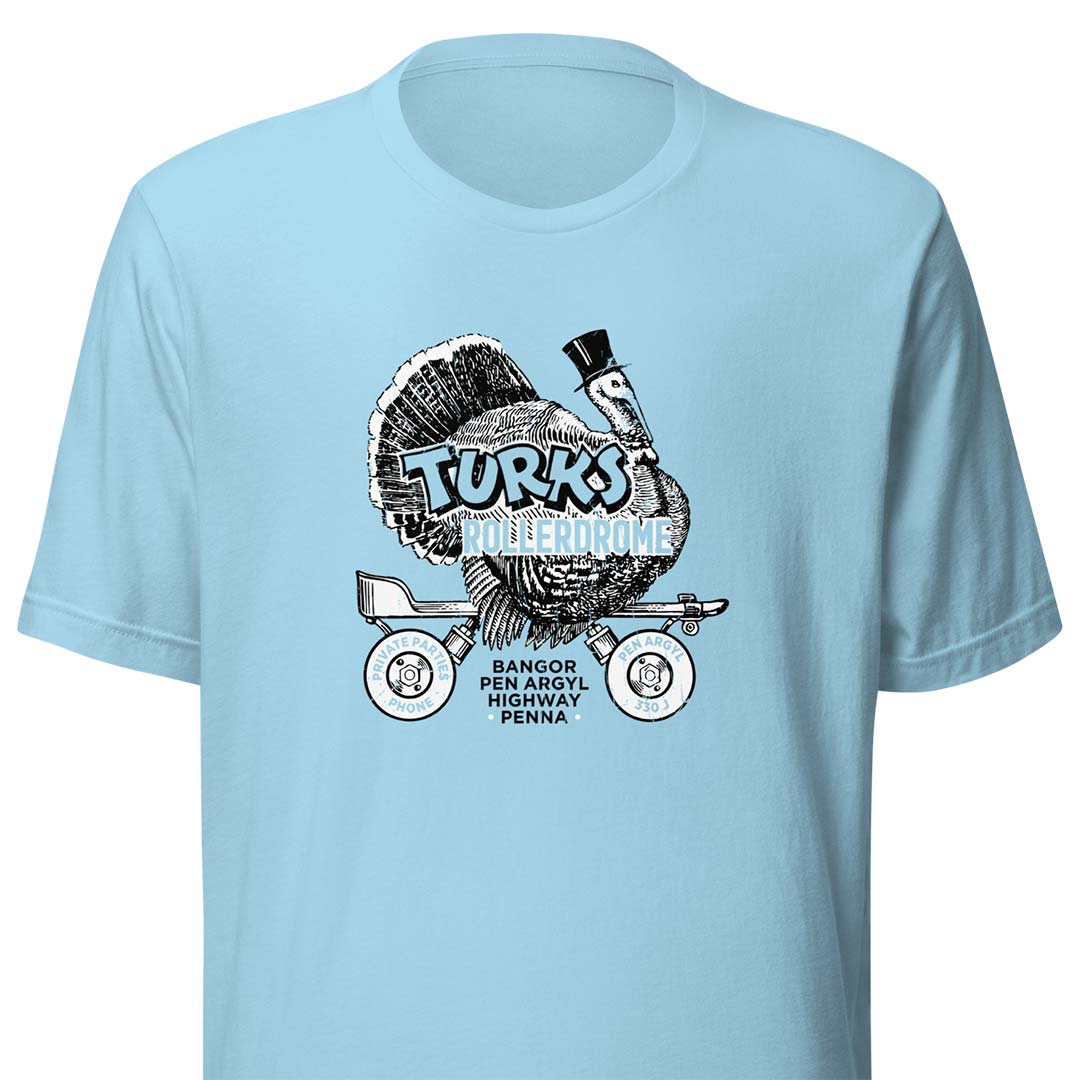 Turks Rollerdrome Pen Argyl Pennsylvania Unisex Retro T-shirt