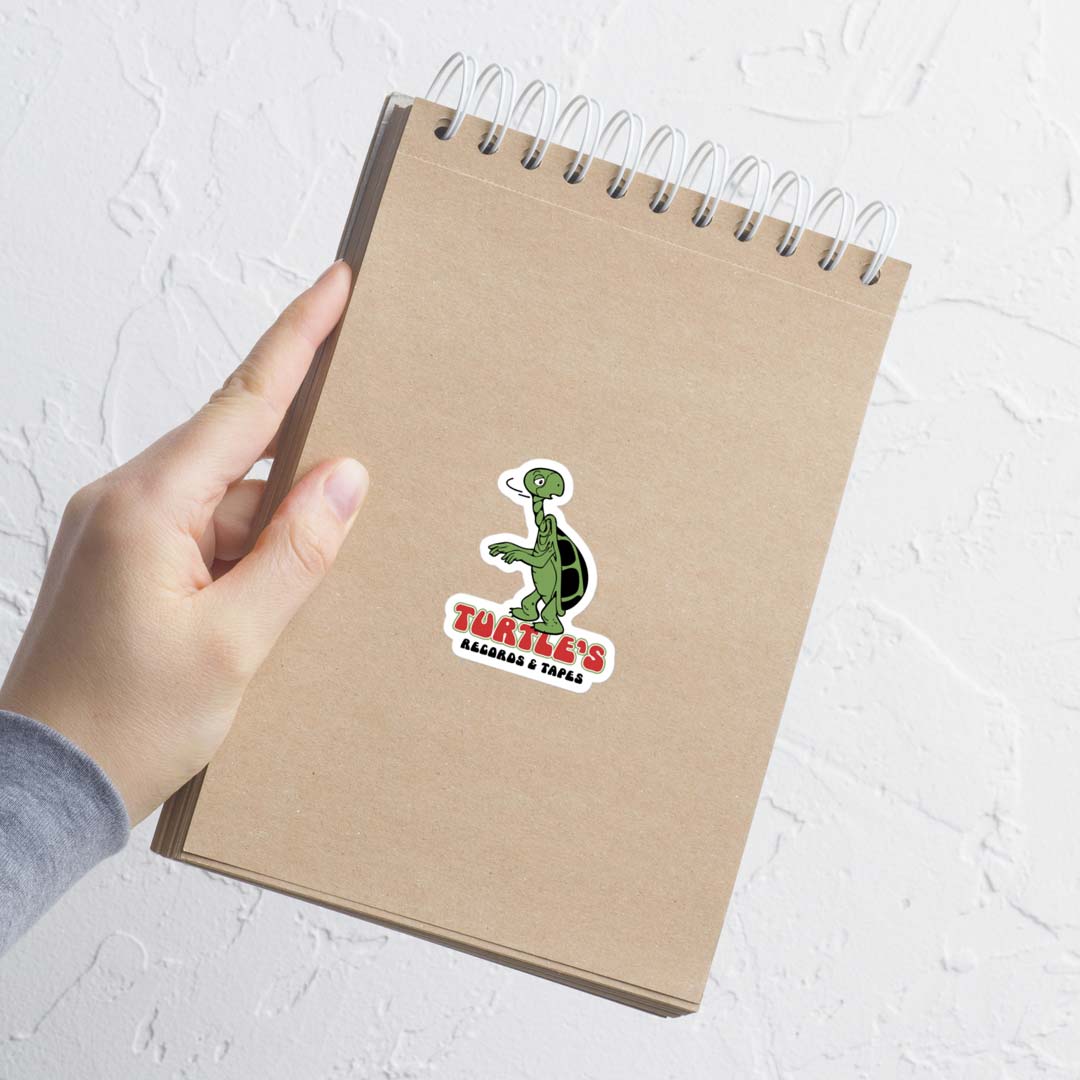 Turtle's Records & Tapes Retro Sticker