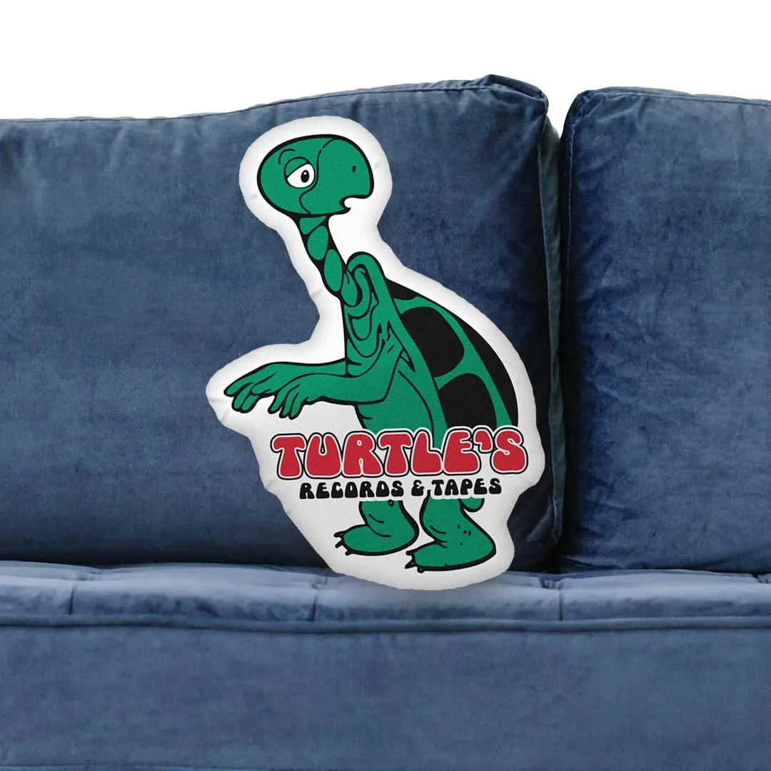 Turtle's Records & Tapes Custom-shaped Pillow