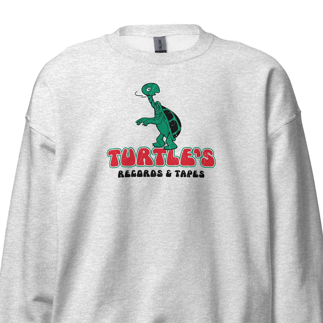 Turtle's Records & Tapes Unisex Retro Crewneck Sweatshirt