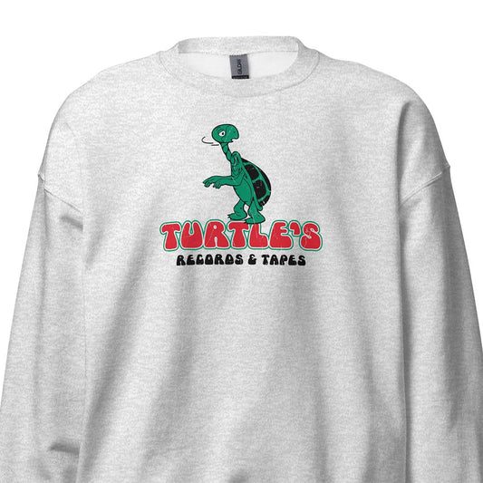Turtle's Records & Tapes Unisex Retro Crewneck Sweatshirt