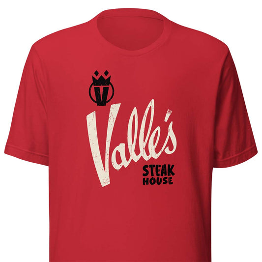 Valle's Steak House Unisex Retro T-shirt