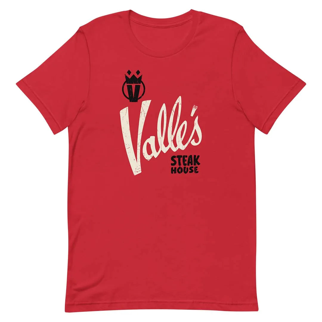 Valle's Steak House Unisex Retro T-shirt