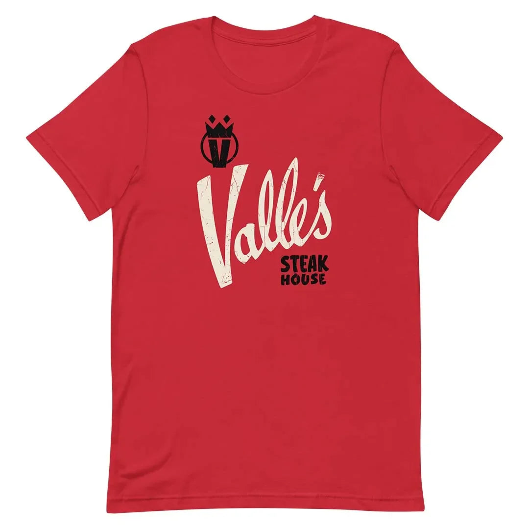 Valle's Steak House Unisex Retro T-shirt