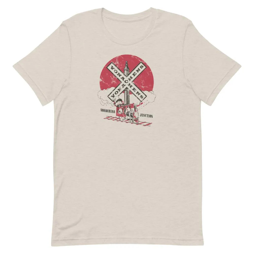 Vonachens Junction Peoria Unisex Retro T-shirt NEW