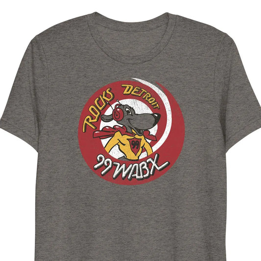 WABX 99 Detroit Radio Unisex Retro T-shirt