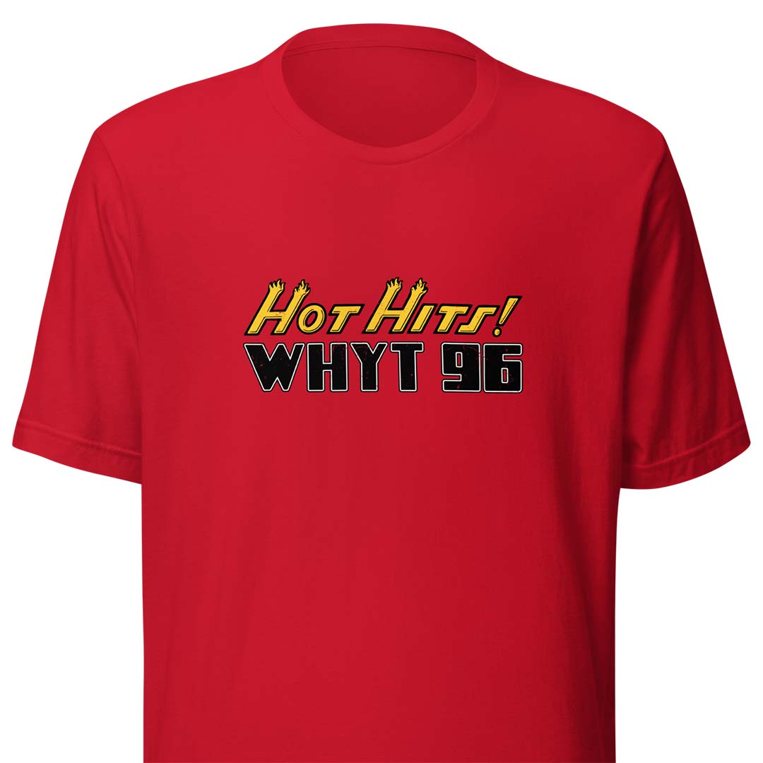 WHYT 96 Hot Hits Detroit Radio Unisex Retro T-shirt