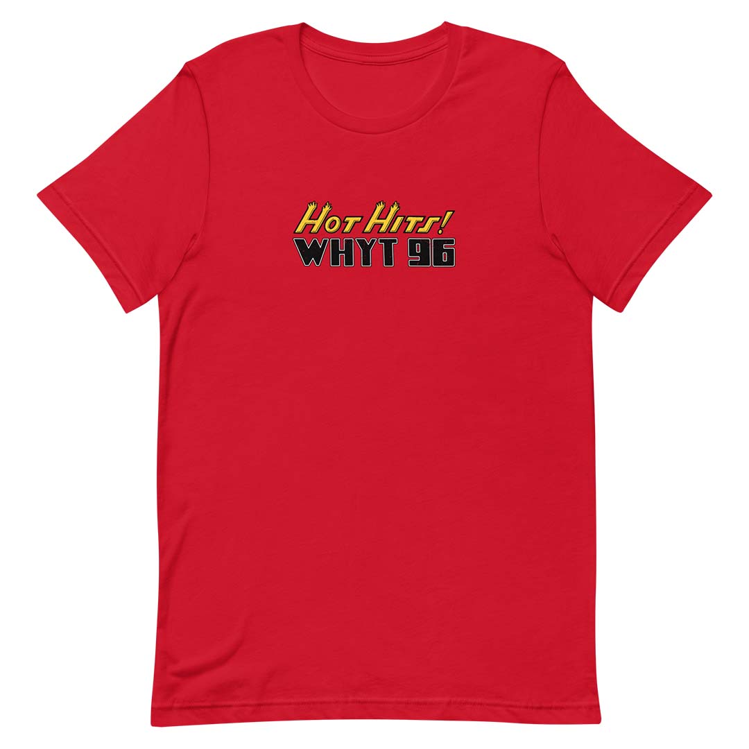 WHYT 96 Hot Hits Detroit Radio Unisex Retro T-shirt