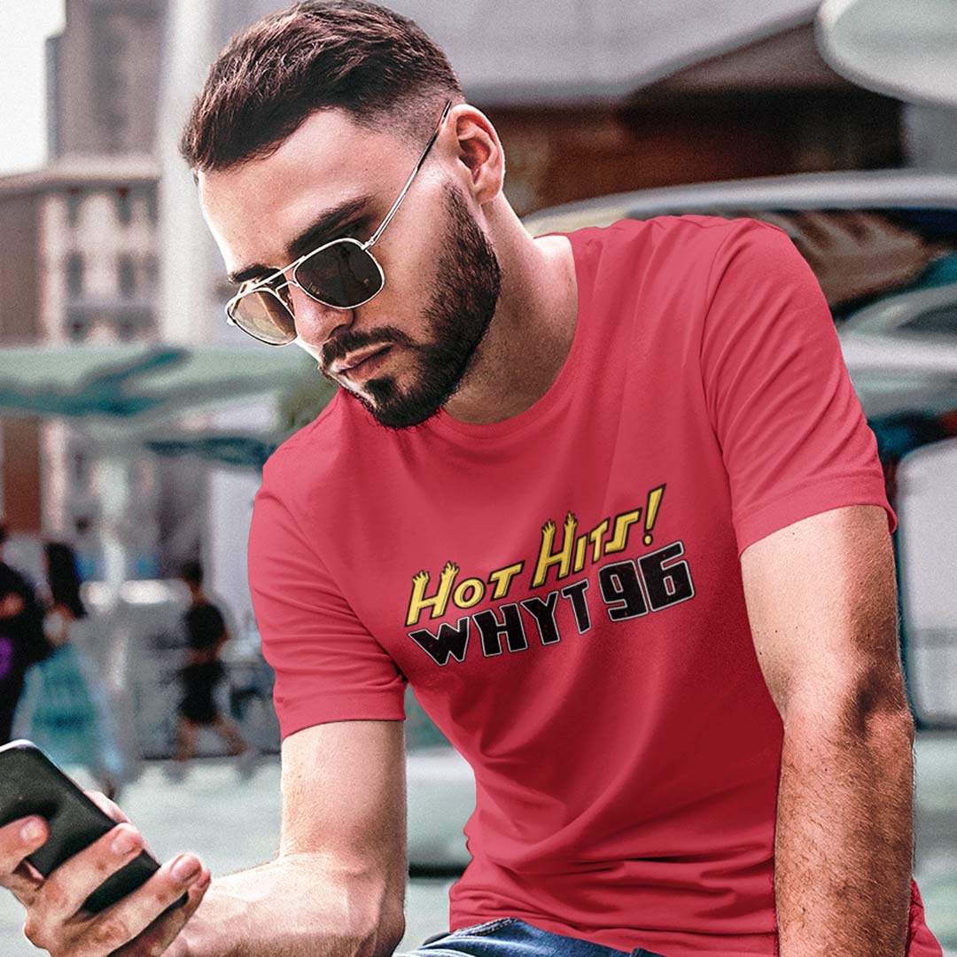 WHYT 96 Hot Hits Detroit Radio Unisex Retro T-shirt
