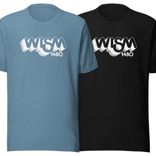 WISM 1480 Radio Madison Unisex Retro T-shirt