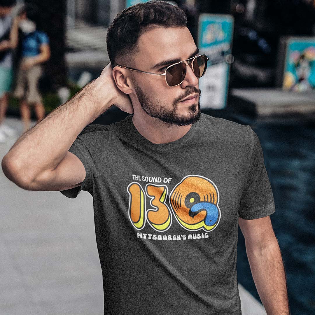 WKTQ 13Q Radio Pittsburgh Unisex Retro T-shirt