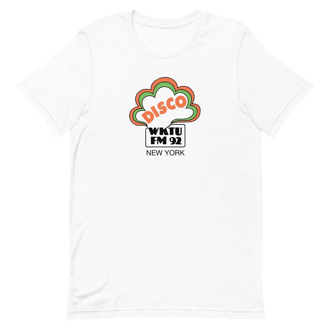 WKTU 92 New York Disco Radio Unisex Retro T-shirt
