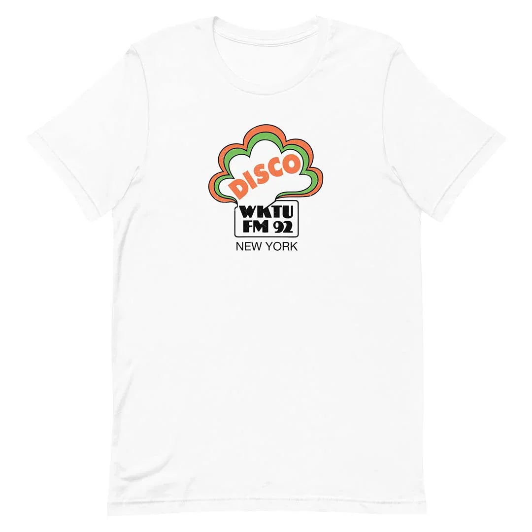 WKTU 92 New York Disco Radio Unisex Retro T-shirt