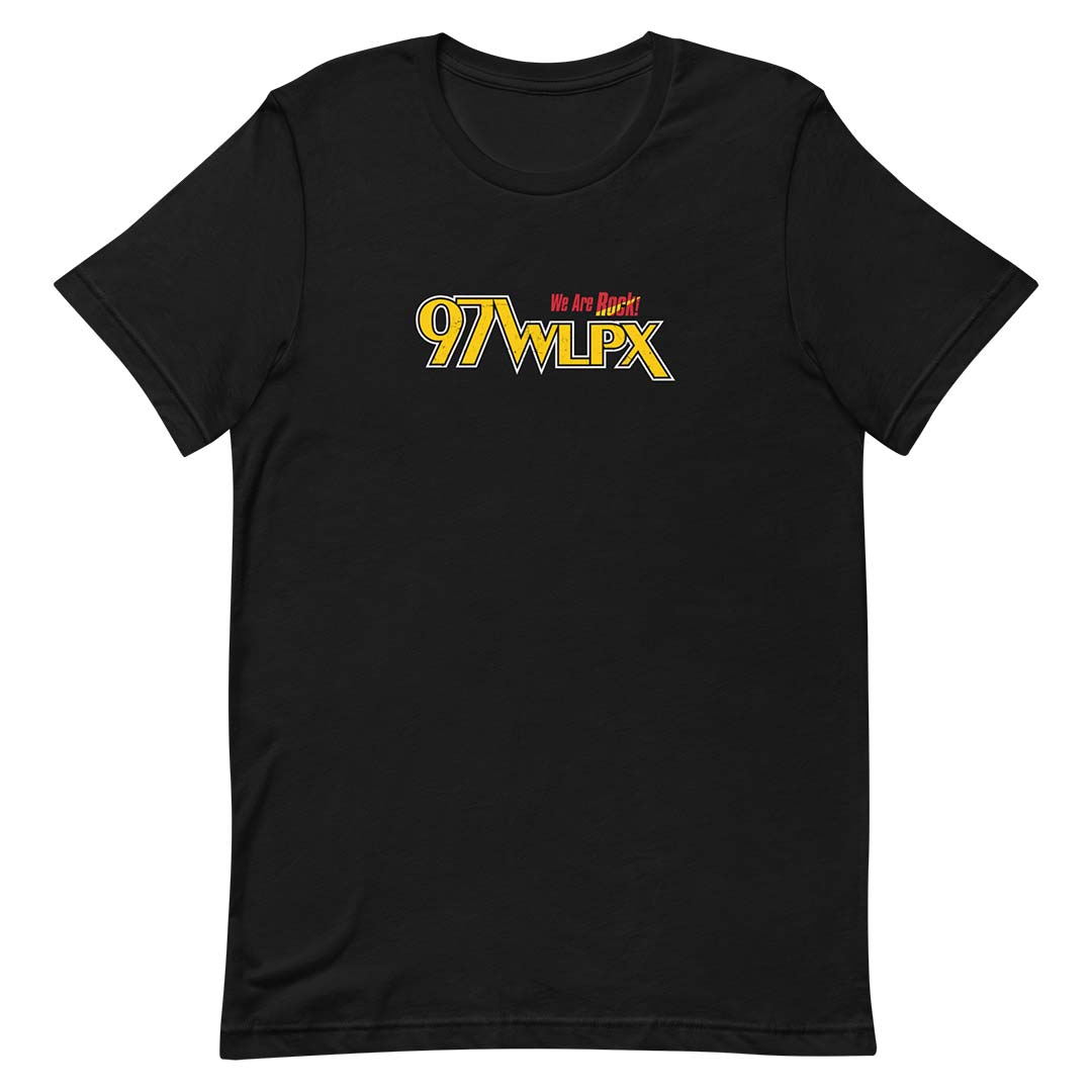 WLPX 97 FM Milwaukee Radio Unisex Retro T-shirt
