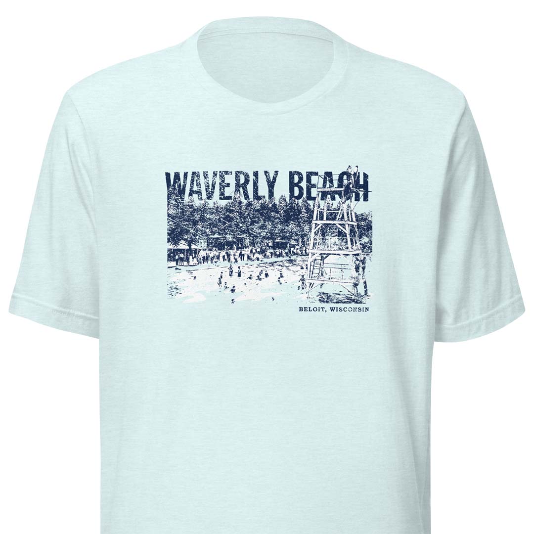 Waverly Beach Beloit Unisex Retro T-shirt