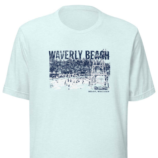 Waverly Beach Beloit Unisex Retro T-shirt