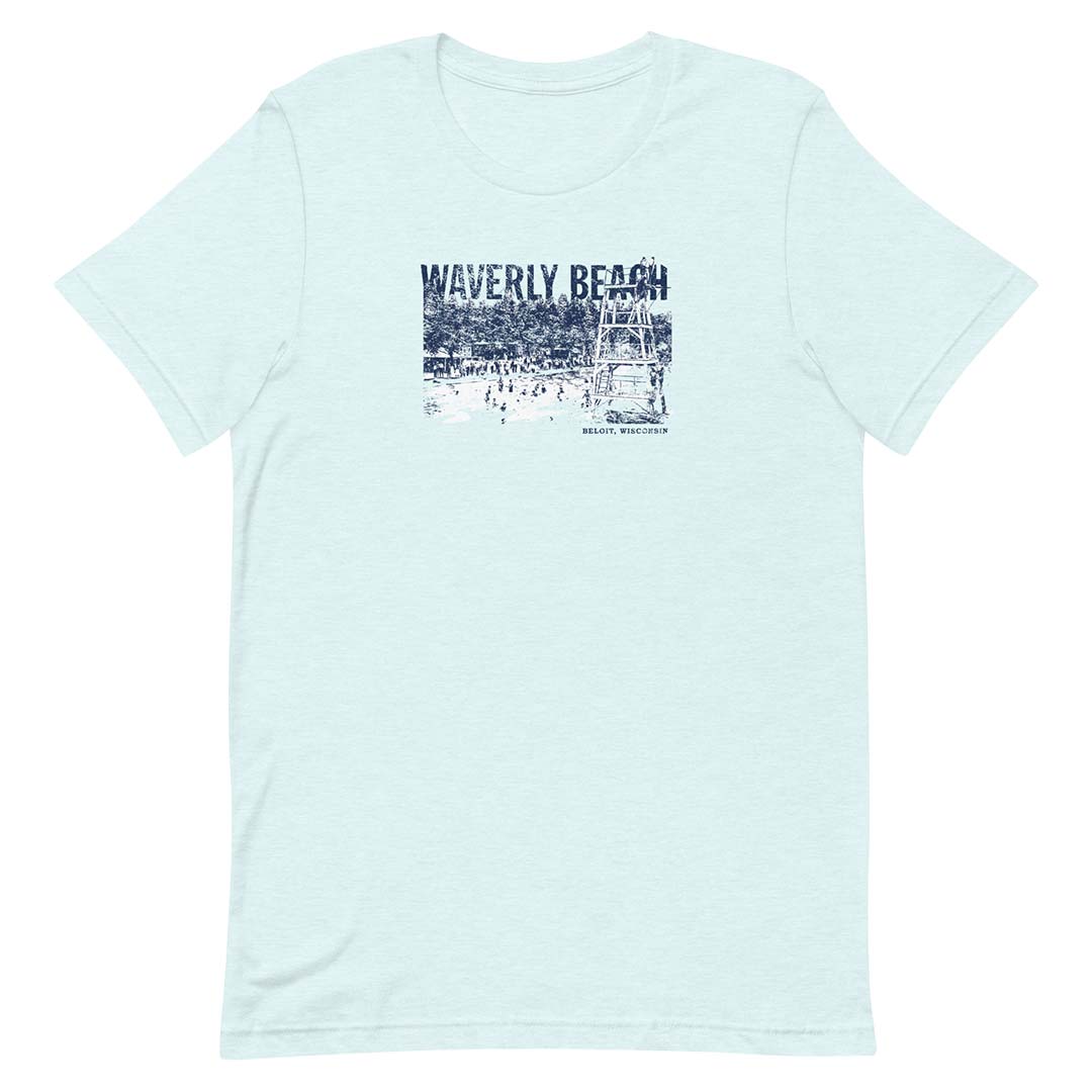 Waverly Beach Beloit Unisex Retro T-shirt