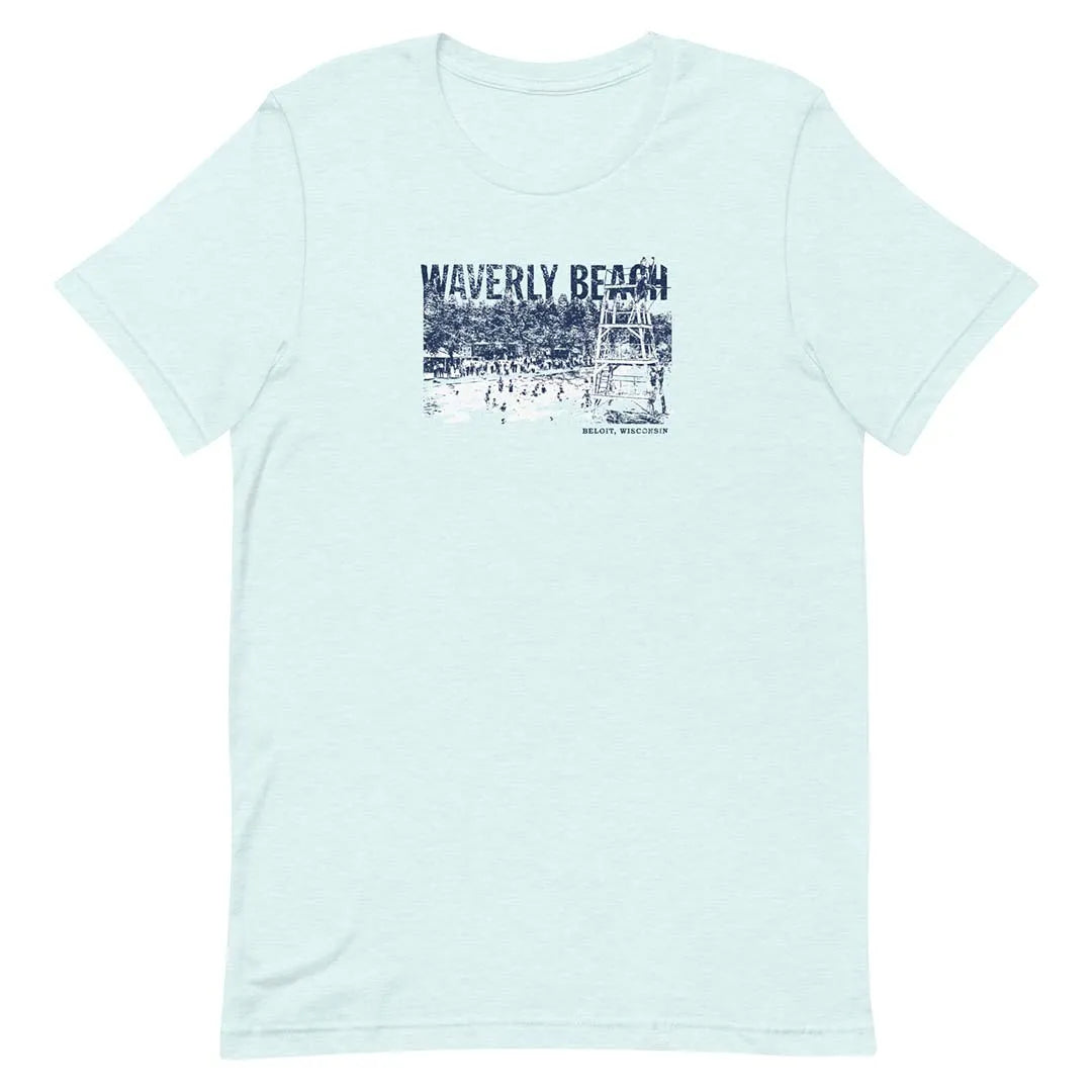 Waverly Beach Beloit Unisex Retro T-shirt