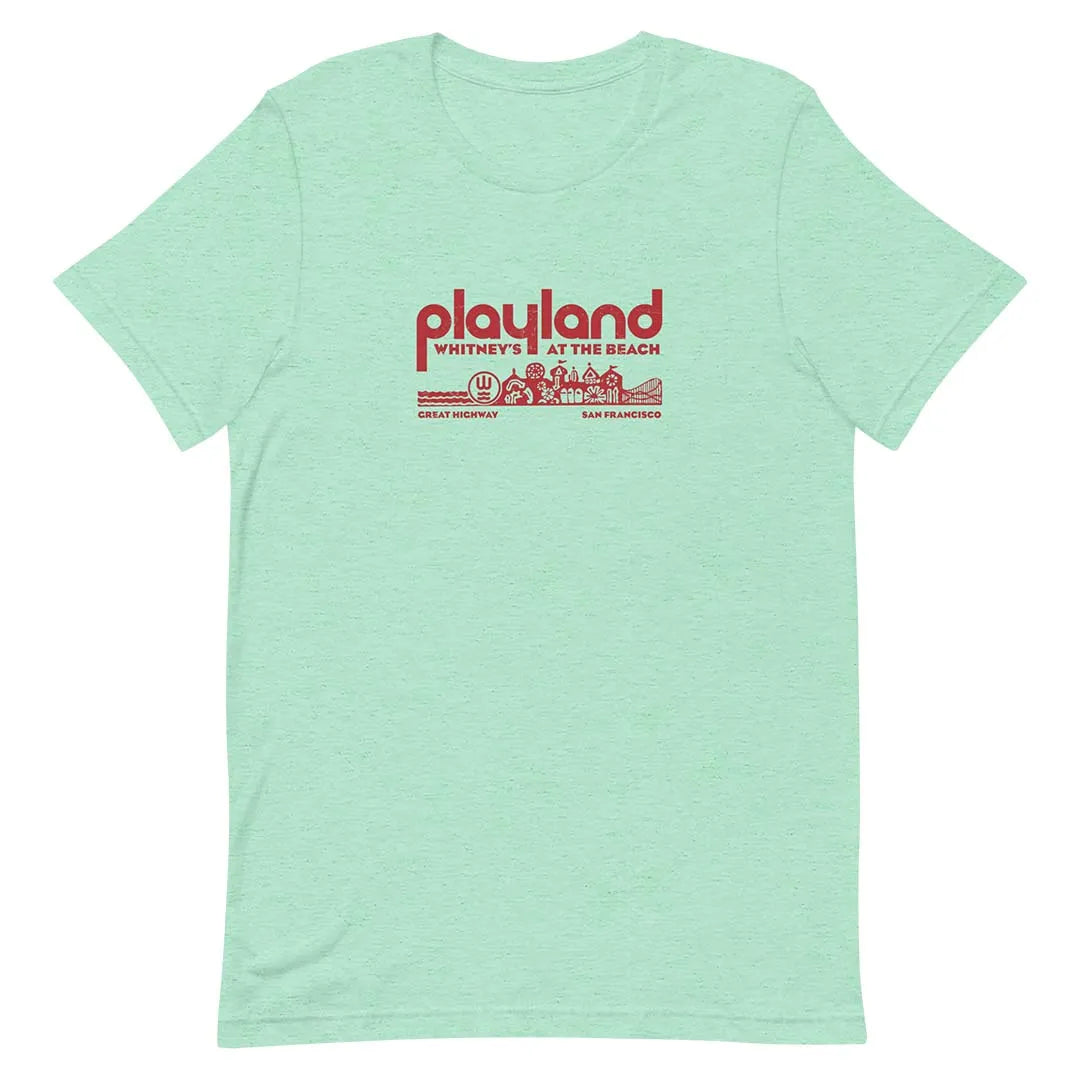Whitney's Playland At-The-Beach San Francisco Unisex Retro T-shirt