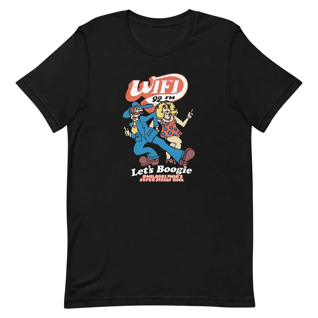 WIFI 92 FM Philadelphia’s Super Stereo Rock Unisex Retro T-shirt