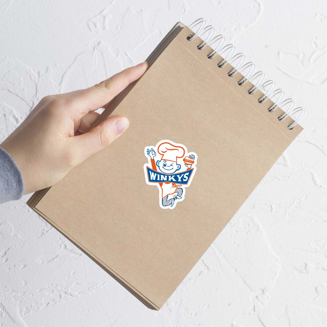 Winkys Hamburgers Pittsburgh Retro Sticker
