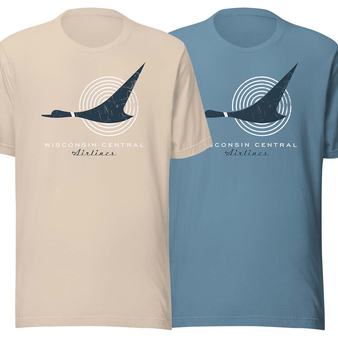Wisconsin Central Airlines Unisex Retro T-shirt