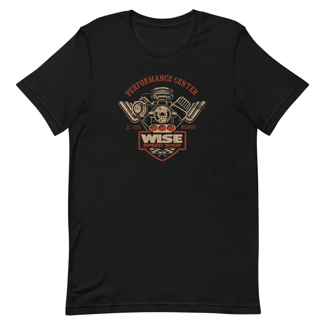 Wise Speed Shop Performance Racing St. Louis Unisex Retro T-shirt