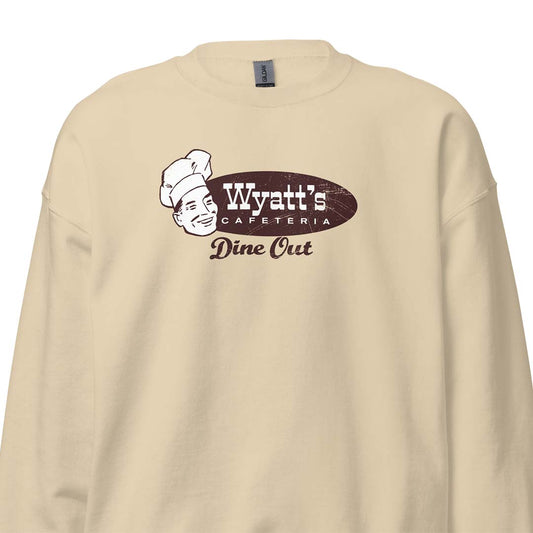 Wyatt’s Cafeteria Texas Unisex Retro Crewneck Sweatshirt