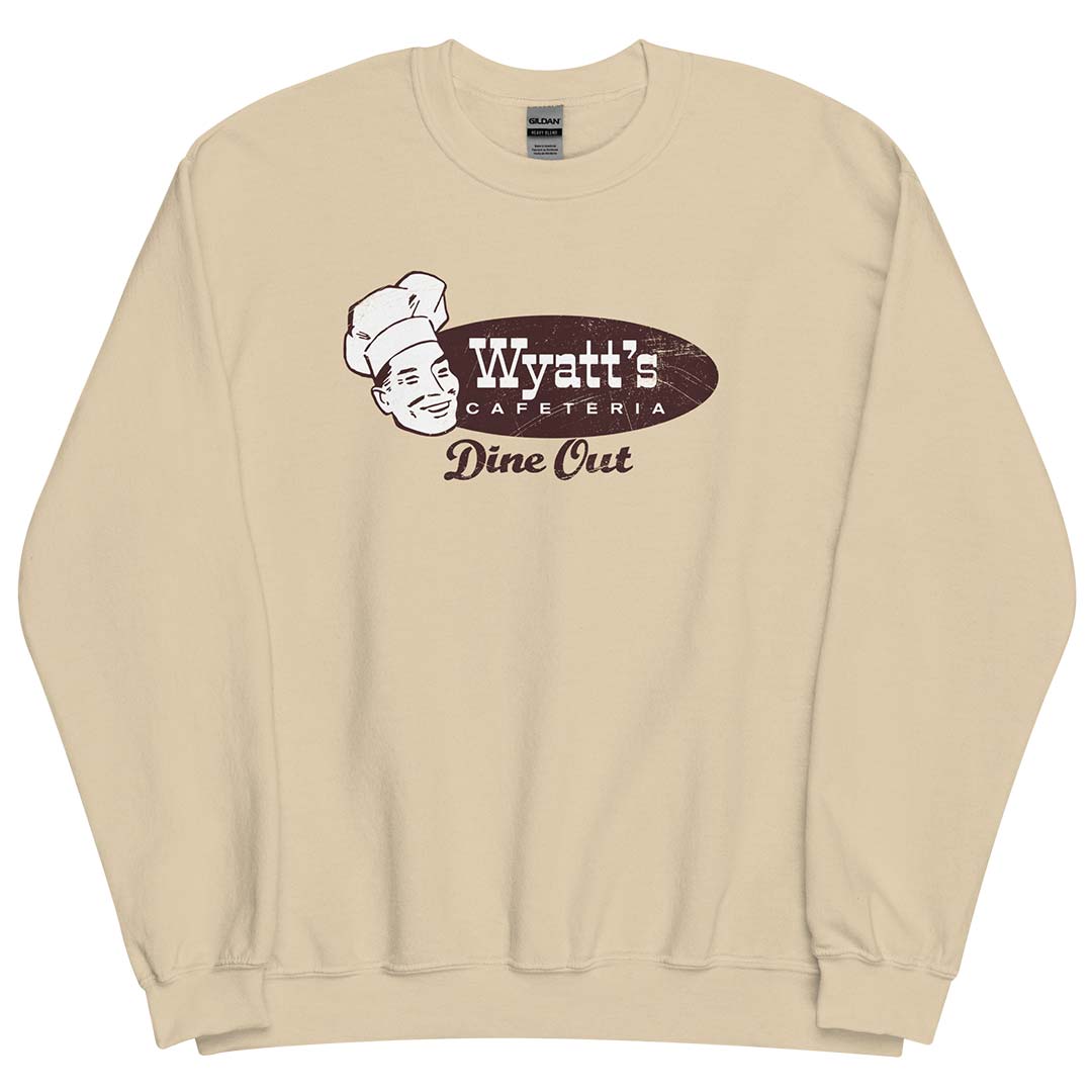 Wyatt’s Cafeteria Texas Unisex Retro Crewneck Sweatshirt