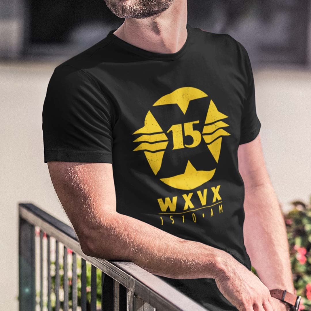 X15 WXVX Pittsburgh Radio Unisex Retro T-shirt