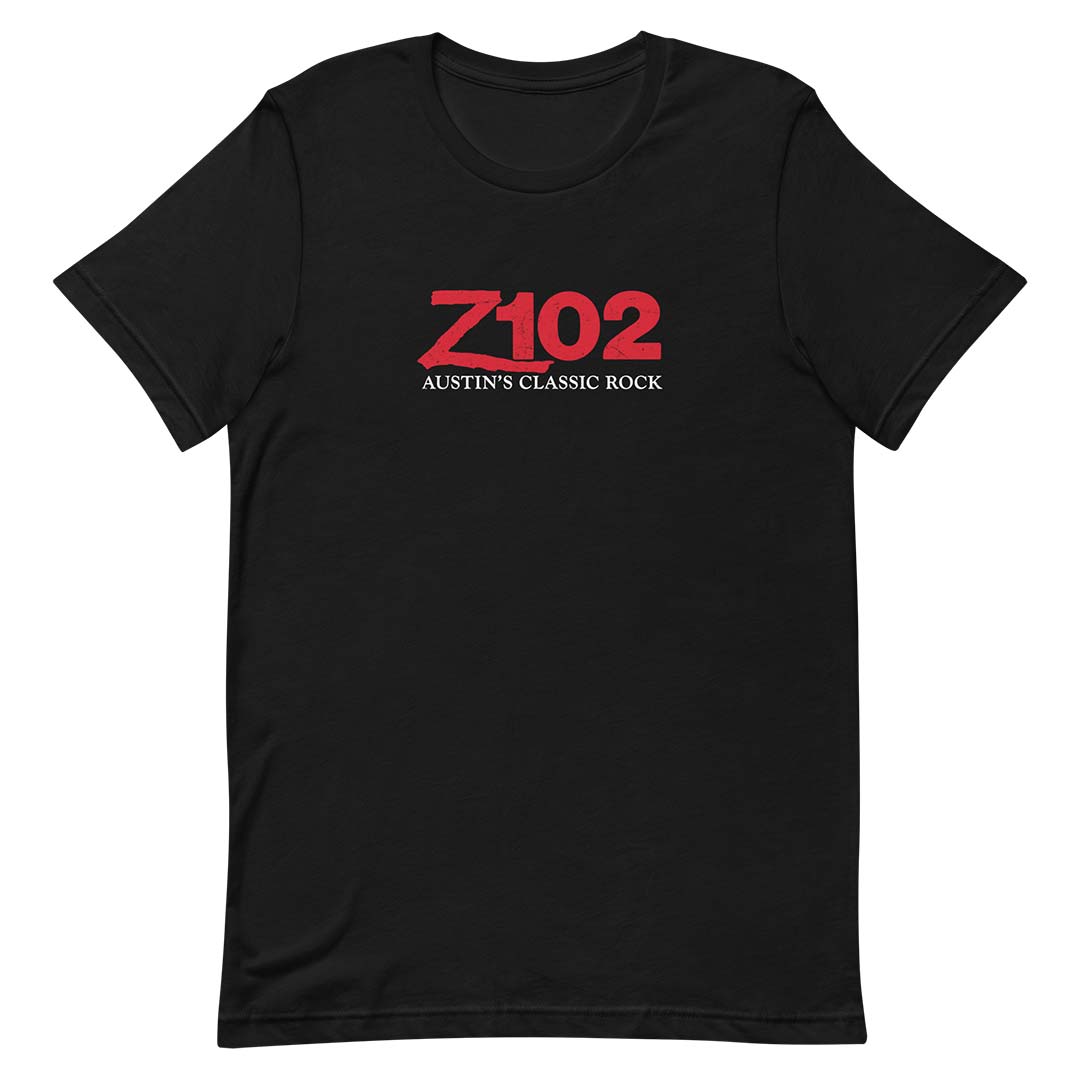 Z102 Austin Classic Rock Radio Unisex Retro T-shirt
