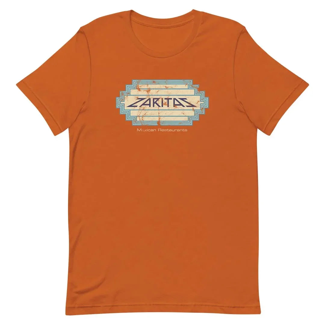 Zaritas Mexican Restaurant Madison Unisex Retro T-shirt
