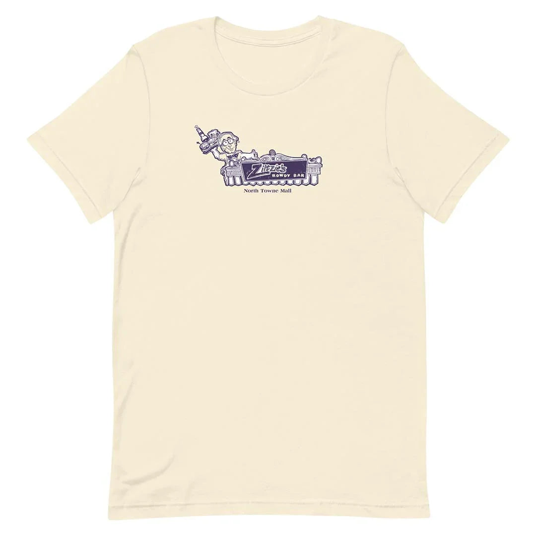 Ziltzie’s Rowdy Bar Rockford Unisex Retro T-shirt