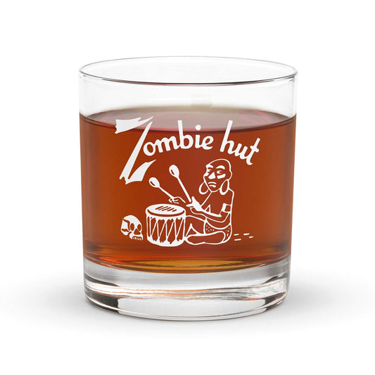 Zombie Hut Sacramento Rocks Highball Cocktail Glass