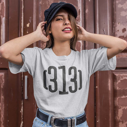 313 Detroit Area Code Unisex T-shirt – Bygone Brand