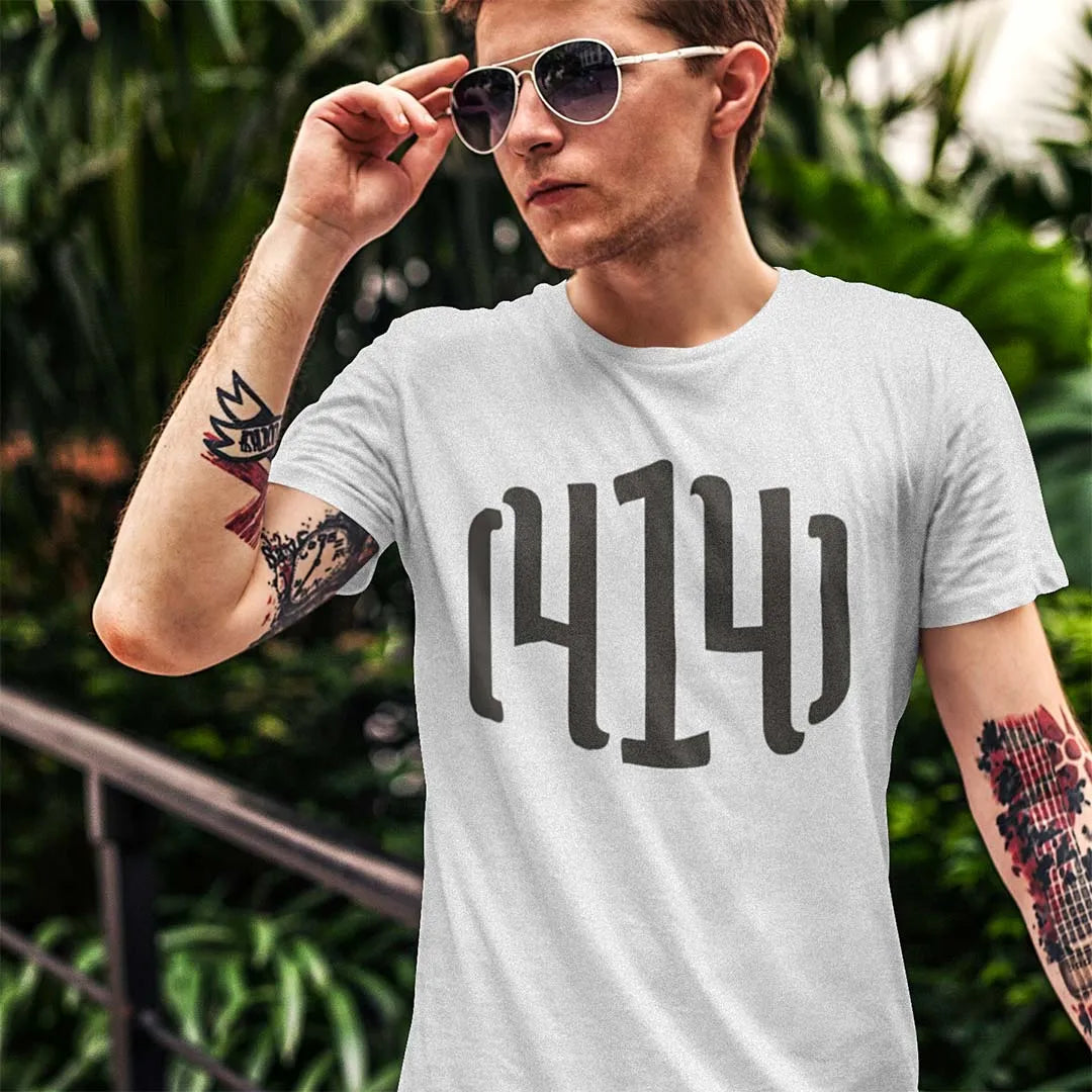 414 Milwaukee Area Code T-shirt – Bygone Brand