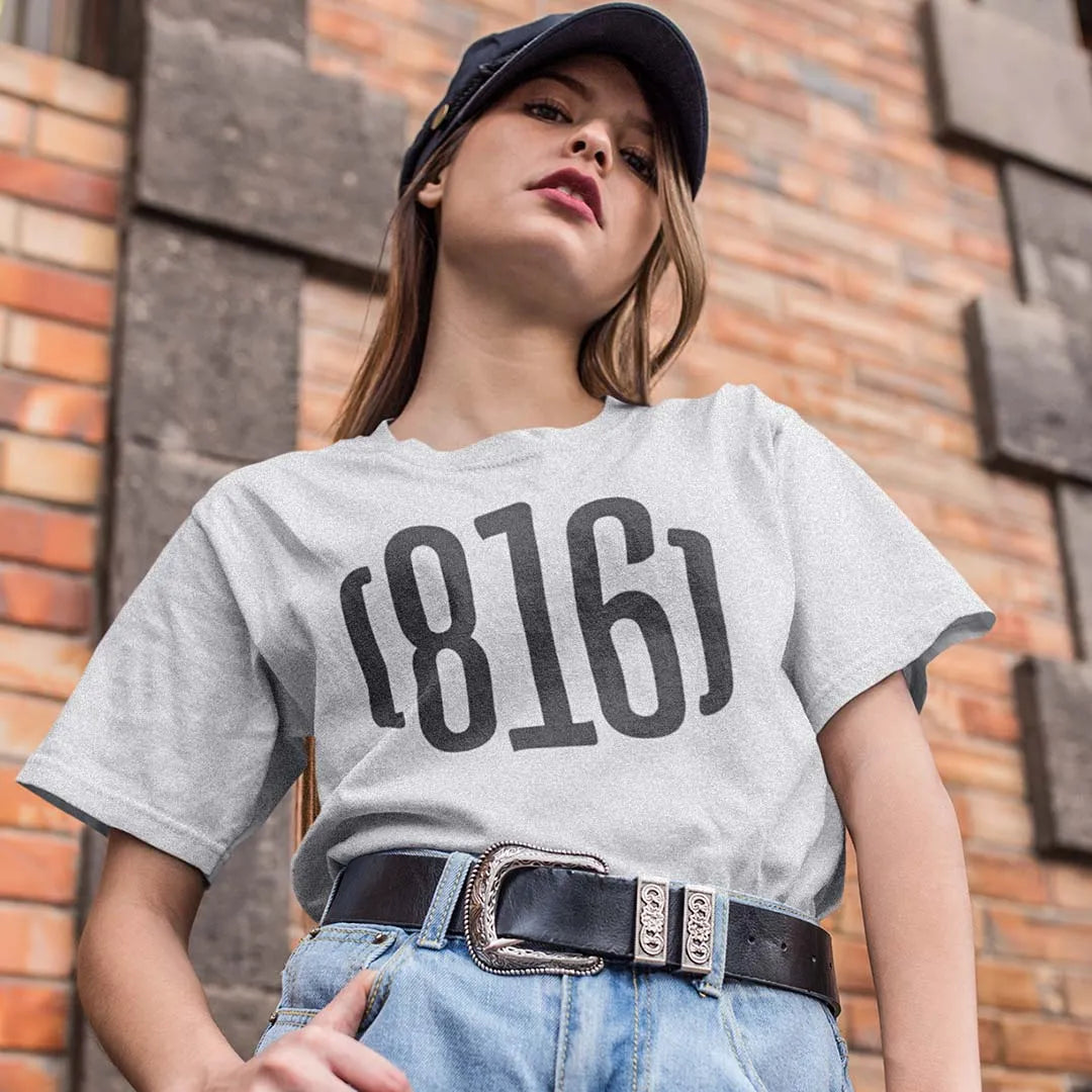 816 Kansas City Area Code T-shirt – Bygone Brand
