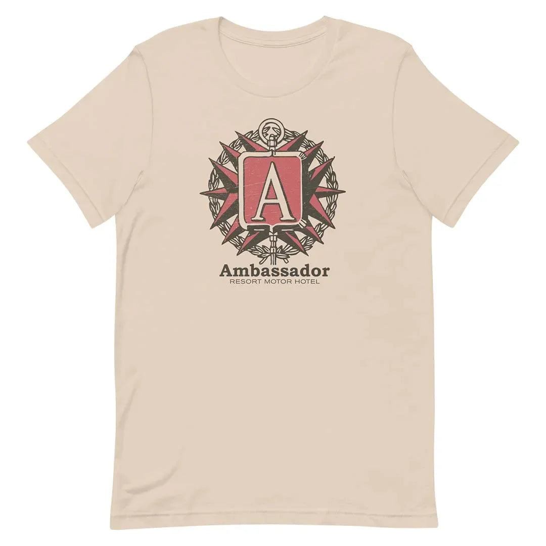 Ambassador Resort Motor Hotel Minneapolis Unisex Retro T-shirt