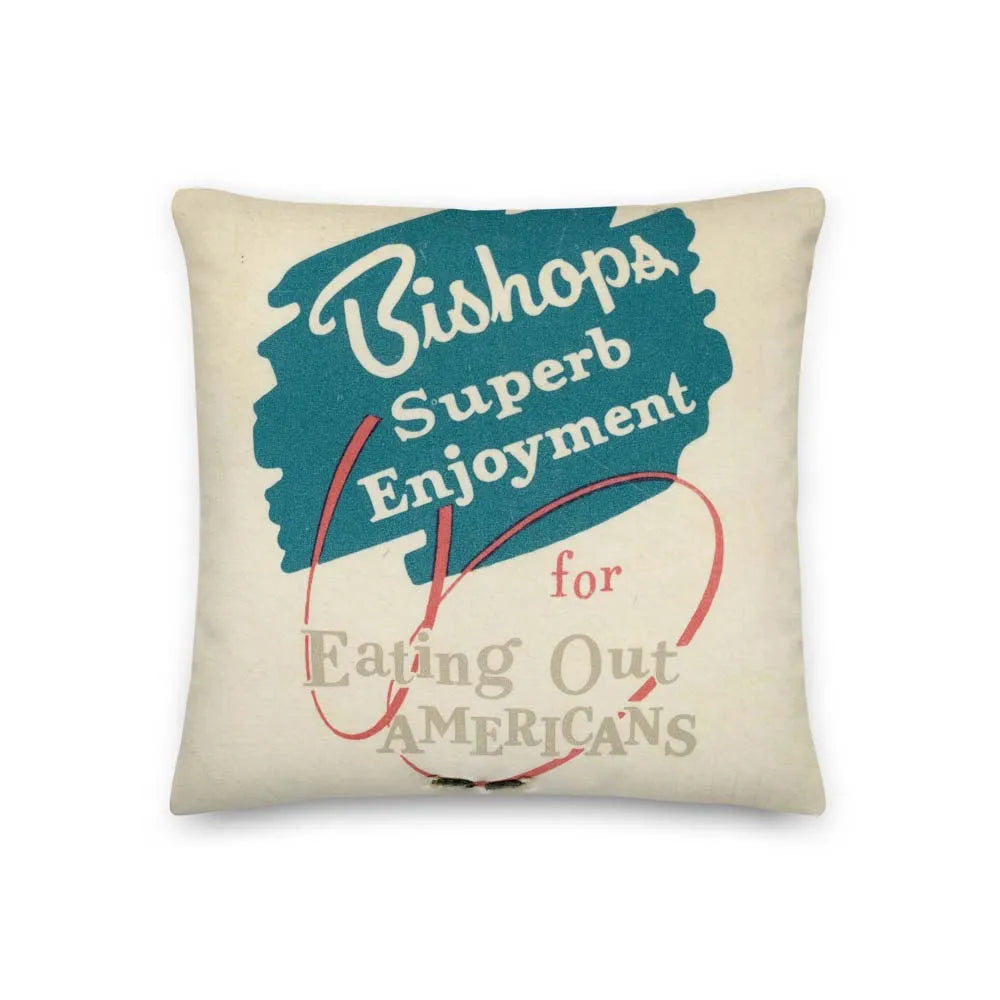 Bishops Buffet Throw Pillow – Bygone Brand