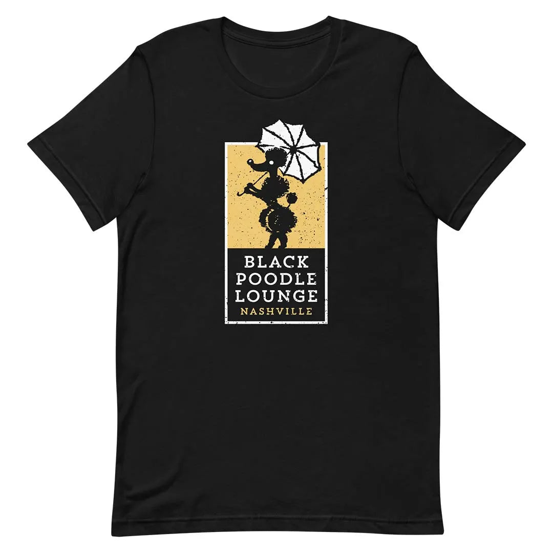 Black Poodle Lounge Nashville Unisex Retro T-shirt
