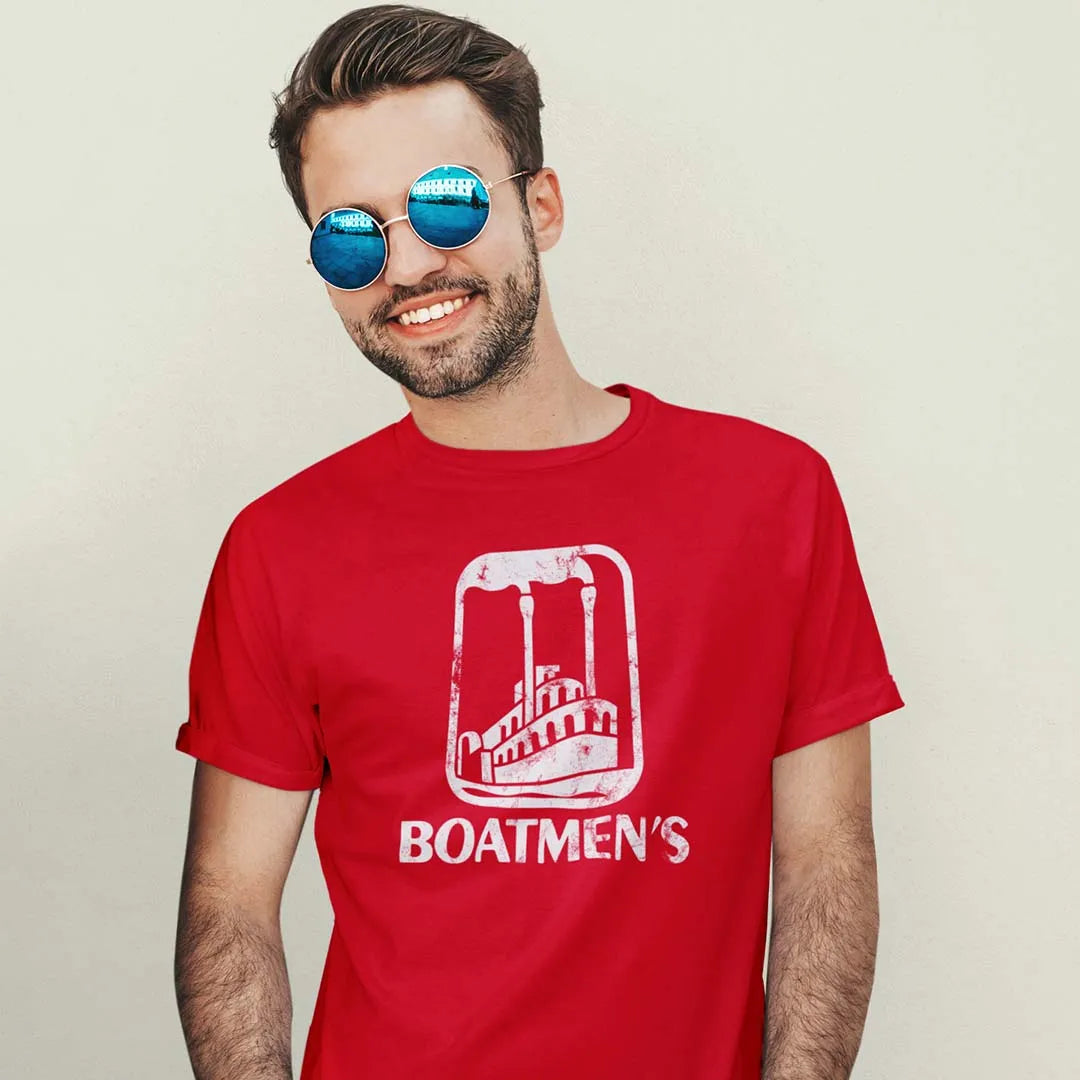 Boatmen’s Bank St. Louis Unisex Retro T-shirt-Bygone Brand