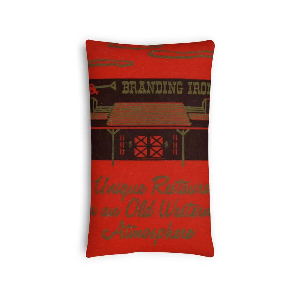 Branding Iron Pillow