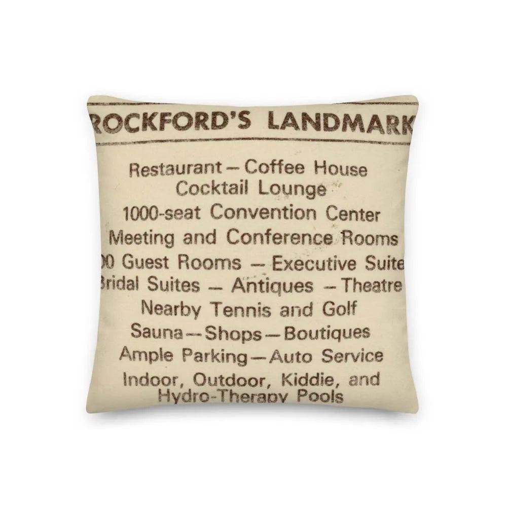 Clock Tower Inn Pillow