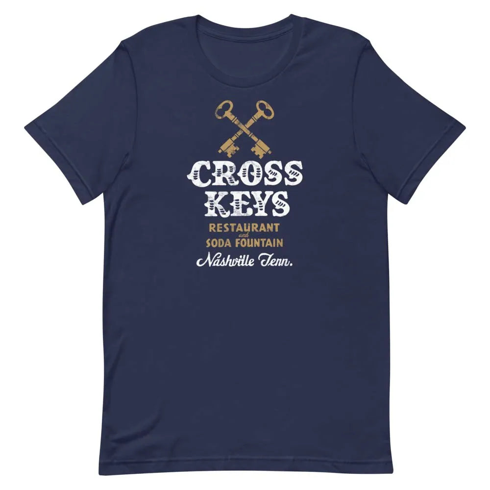 Cross Keys Restaurant Nashville Unisex Retro T-shirt