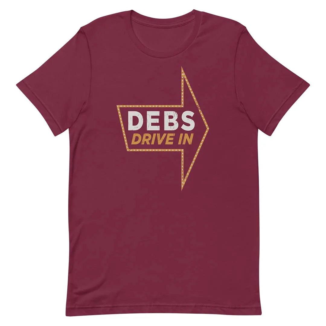 Debs Drive In Milan Unisex Retro T-shirt