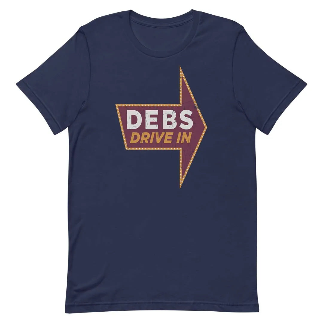 Debs Drive In Milan Unisex Retro T-shirt