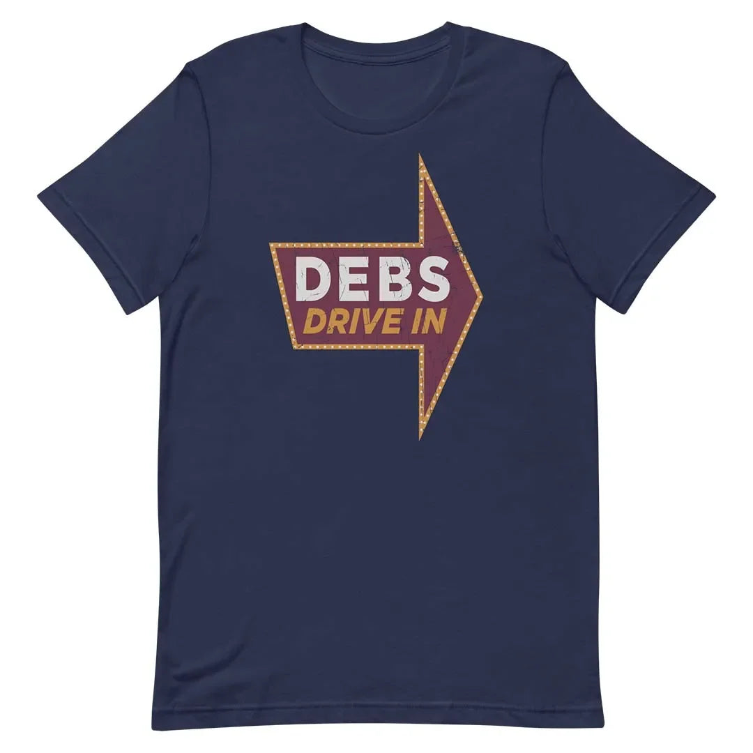 Debs Drive In Milan Unisex Retro T-shirt