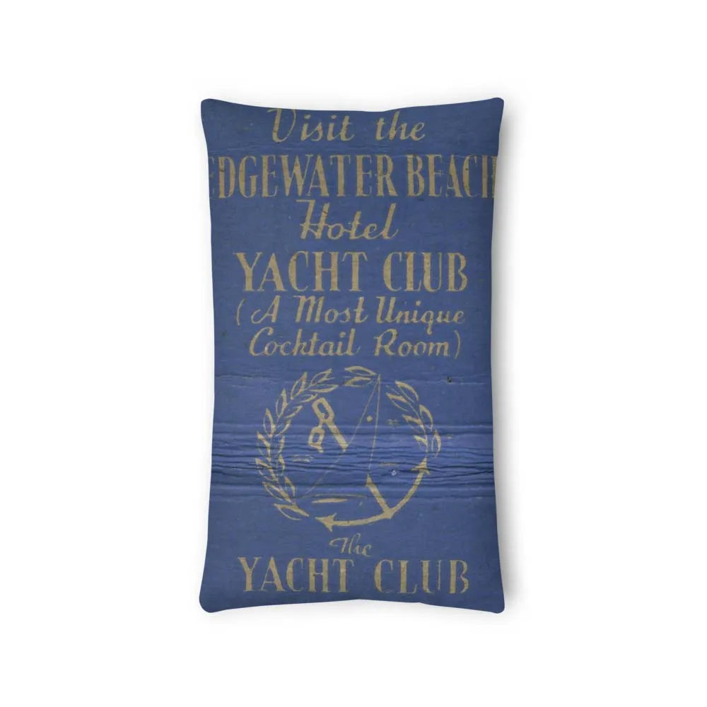 Edgewater Beach Hotel Chicago Pillow