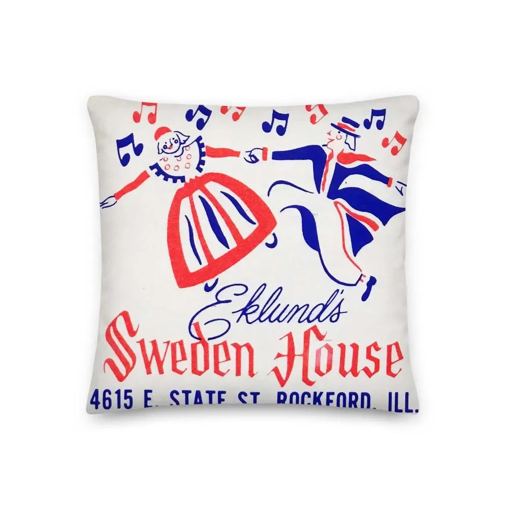 Sweden House Rockford Retro Matchbook Pillow